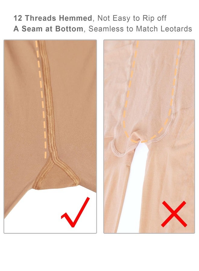 Daydance جوارب باليه نسائية من Daydance، جوارب طويلة وردية اللون، مناسبة للبالغين - Image 5